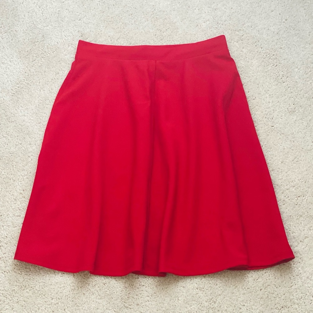 NWT - Red Skater Retro Skirt